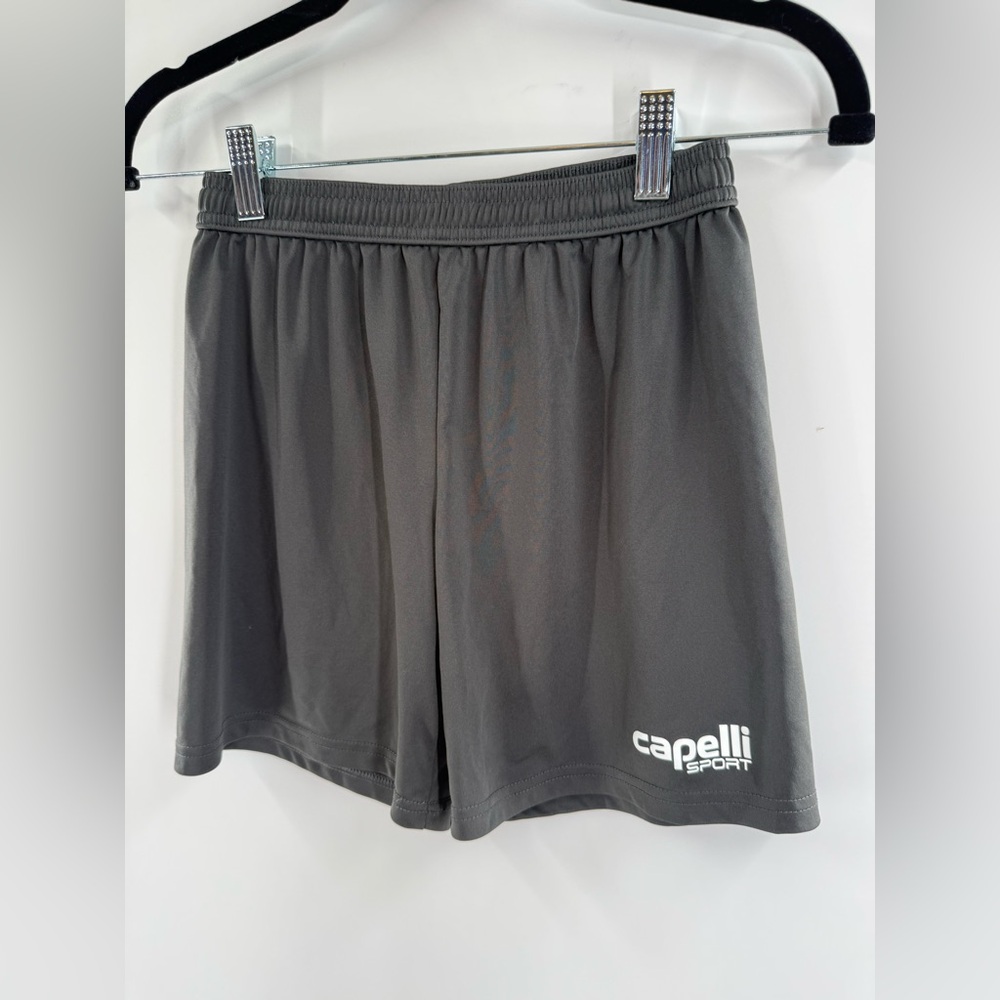 EUC Capelli Sport Grey Youth Sport Shorts - Picture 3 of 6